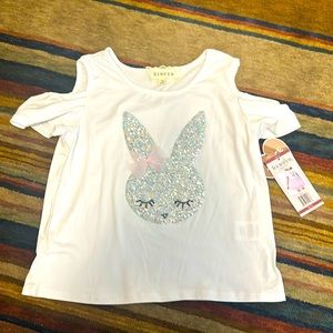 NWT Girls Shirt w/ Bunny - Size 7/8